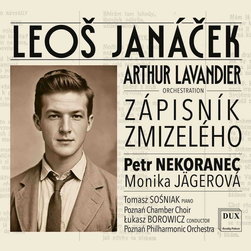 Pre-Order: Petr Nekoranec - Janacek: Zapisnik Zmizeleho/Diary Of One Who [CD]
