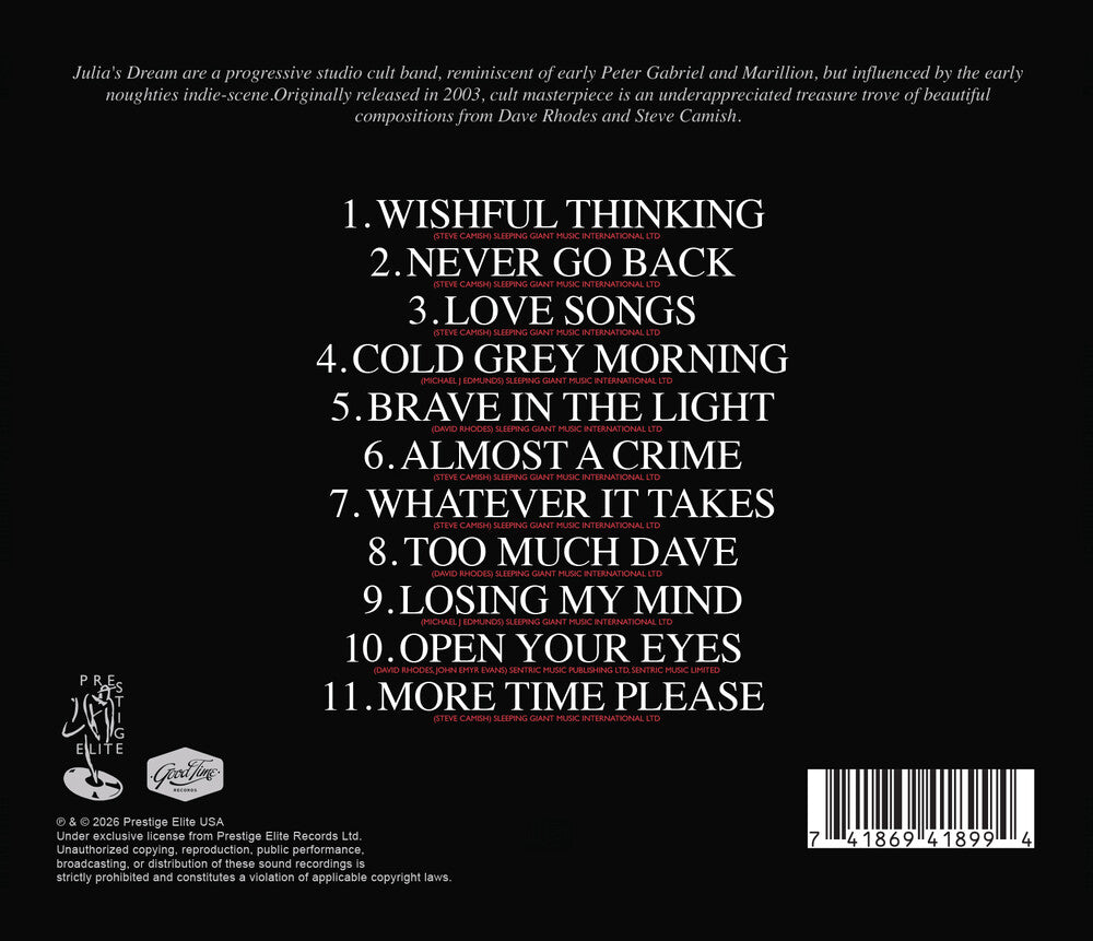 Julia's Dream - Hindsight [CD]