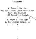 Dj Sprinkles / Frank & Tony / Francis Harris - You Can Always Leave / Companion (Ep) [12" Vinyl]