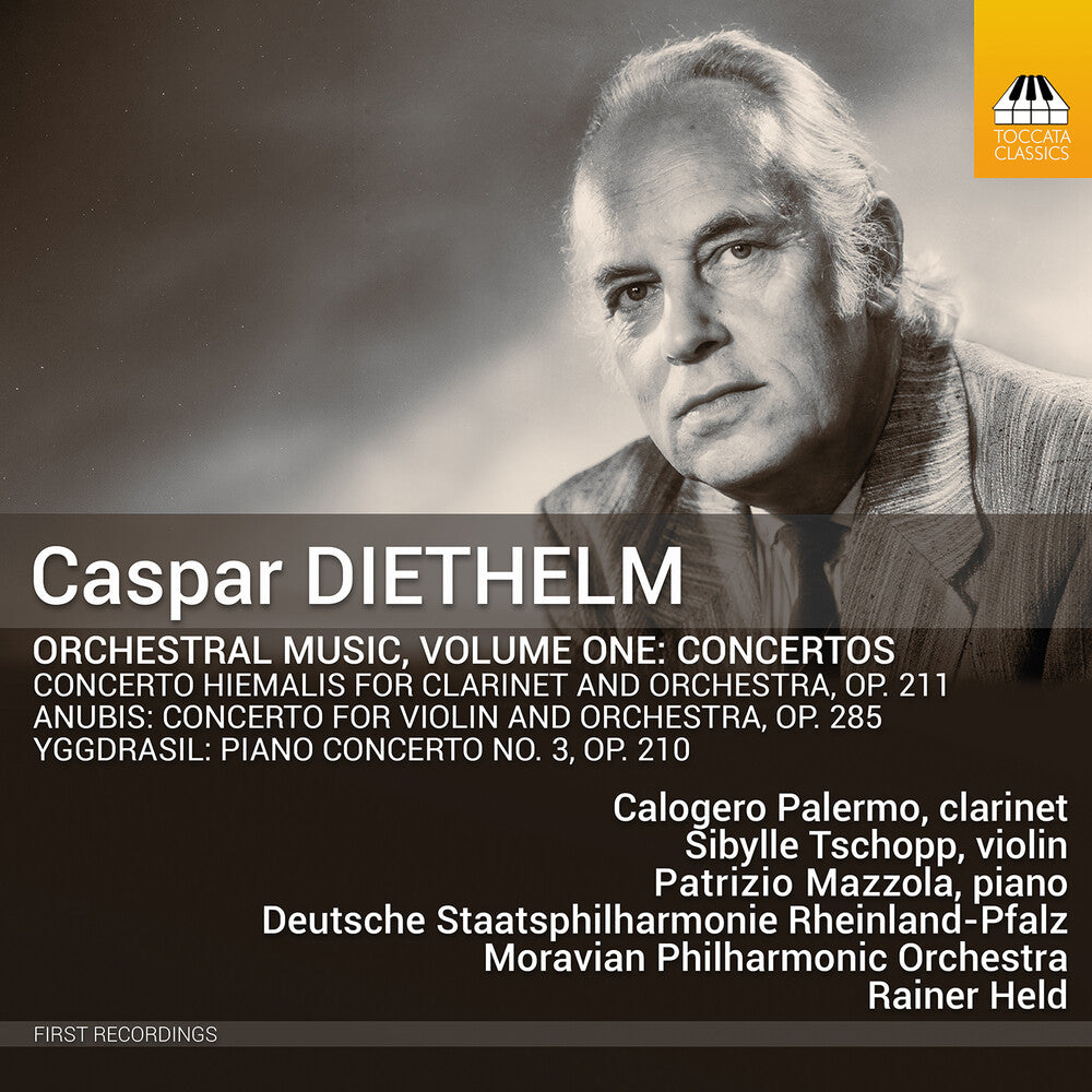 Pre-Order: Patrizio Mazzola - Caspar Diethelm: Orchestral Music Vol. 1 - Concert [CD]