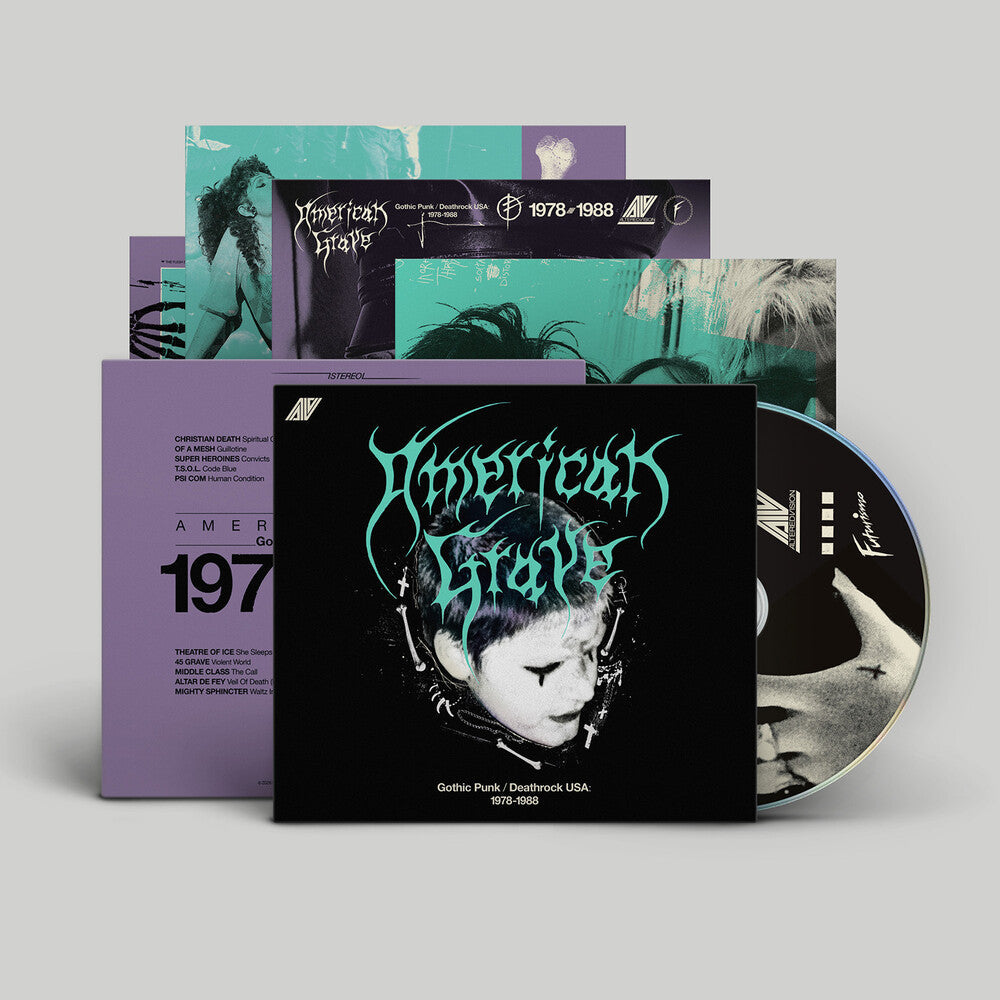 Pre-Order: American Grave (Gothic Punk / Deathrock Usa 78-88) - American Grave (Gothic Punk / Deathrock Usa 78-88) [CD]