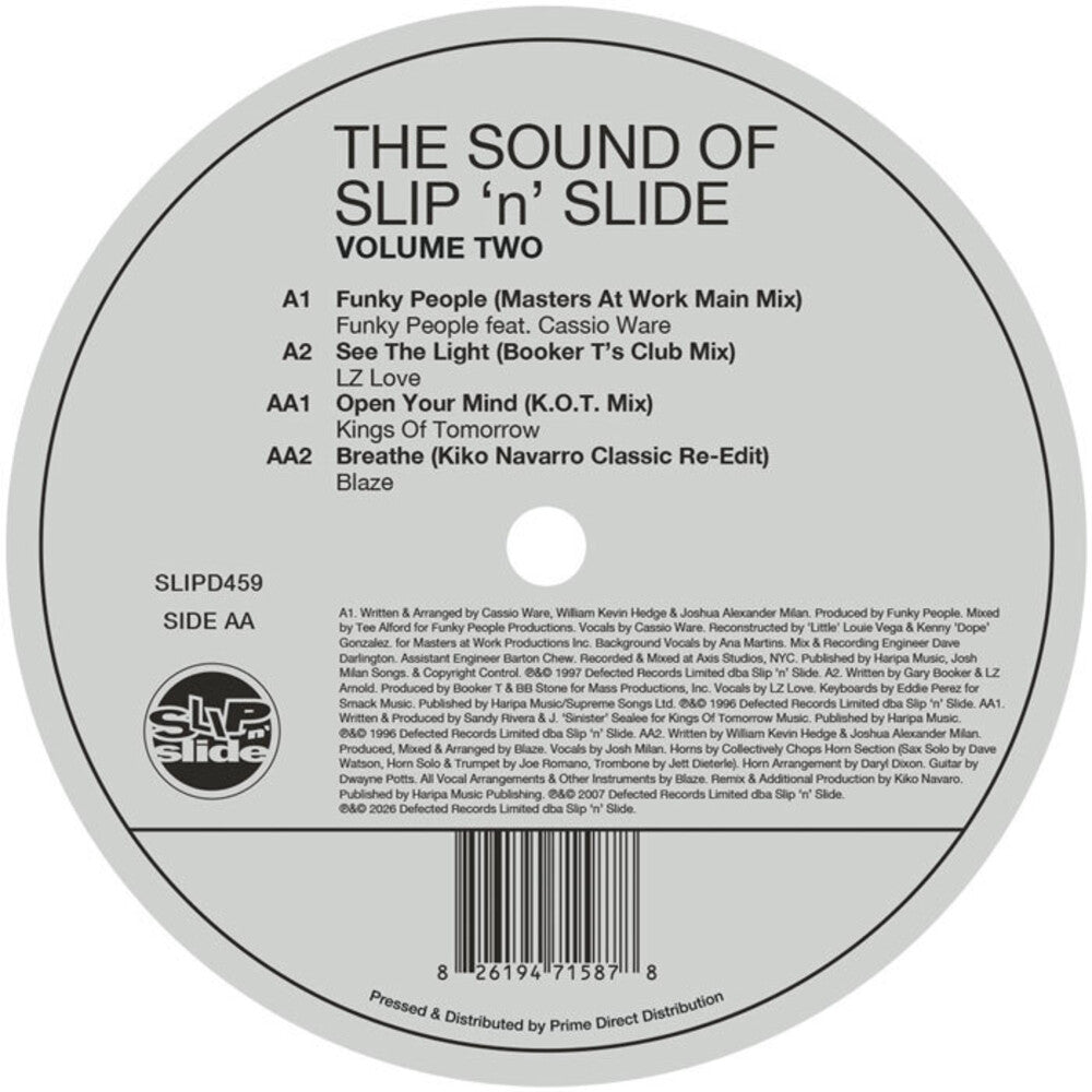 Pre-Order: Sound Of Slip 'n' Slide Vol. 2 / Various - Sound Of Slip 'n' Slide Vol. 2 / Various [12" Vinyl]