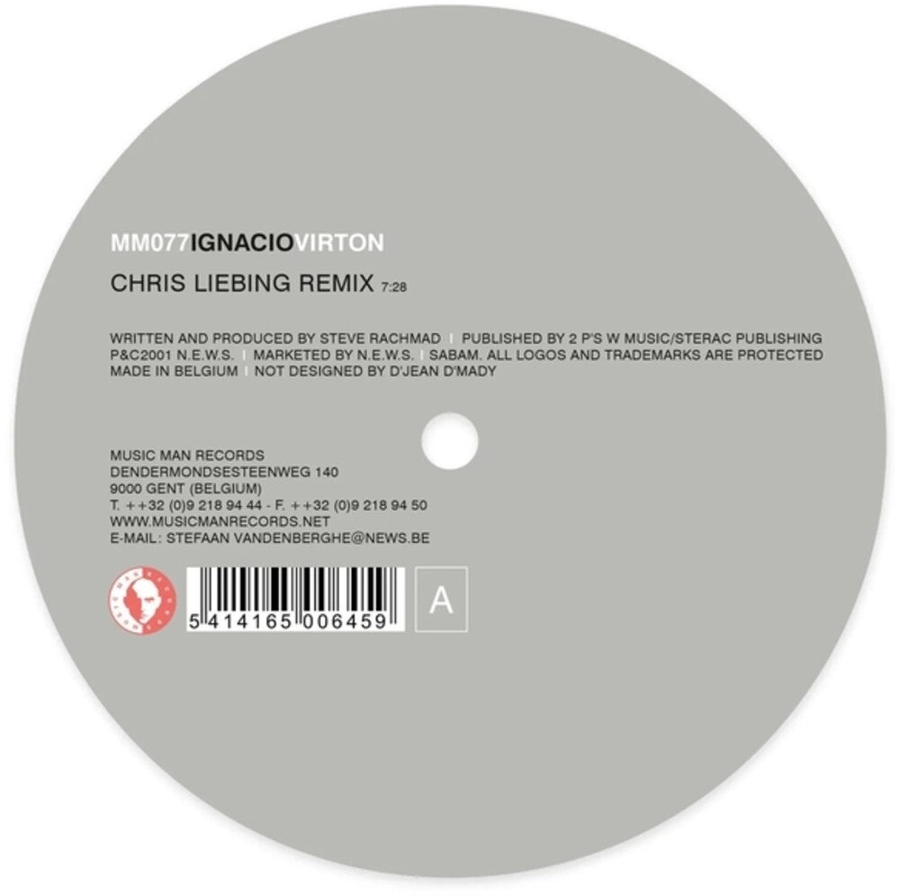 Pre-Order: Ignacio - Virton (Ep) [12" Vinyl]