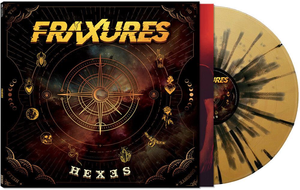 Pre-Order: Fraxures - Hexes [Black/Gold Splatter]