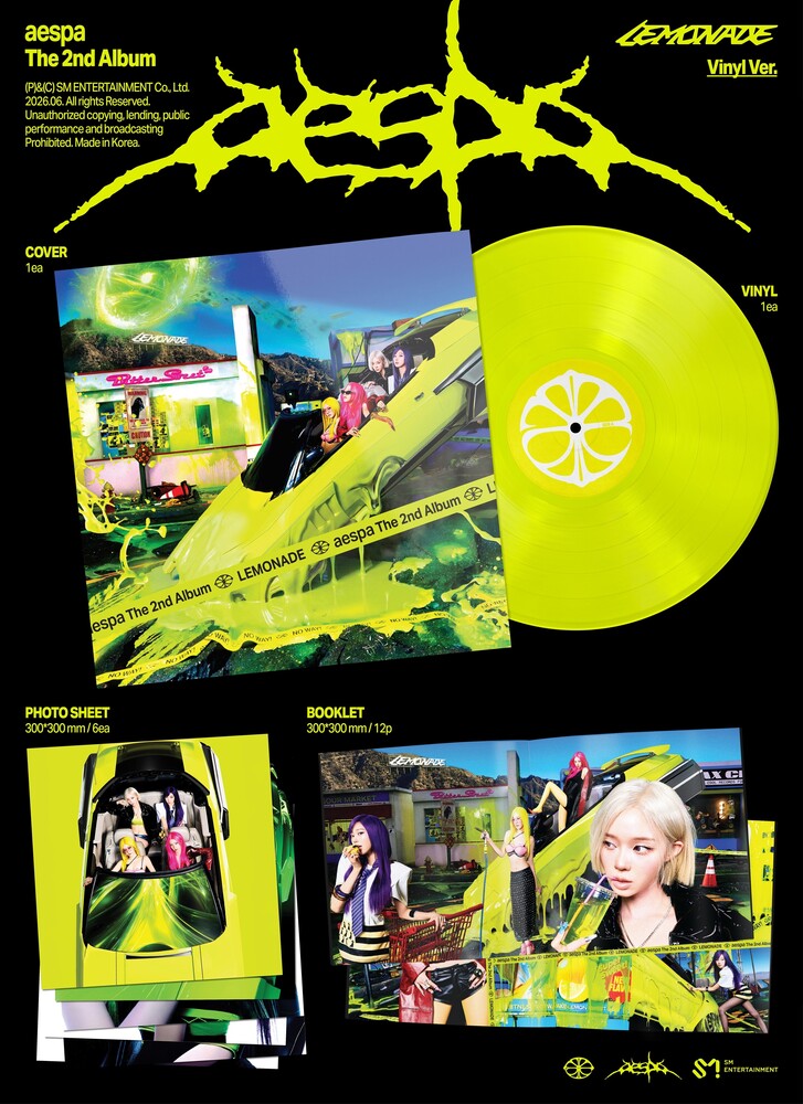 Pre-Order: Aespa - The 2nd Album ‘LEMONADE’ [Neon Yellow]