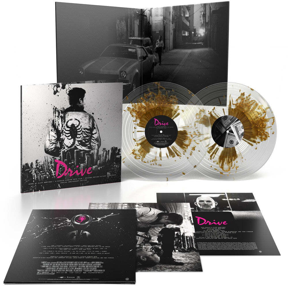 Pre-Order: Cliff Martinez - Drive: Original Motion Picture Soundtrack - 15th Anniversary [Gold Splatter On Clear]
