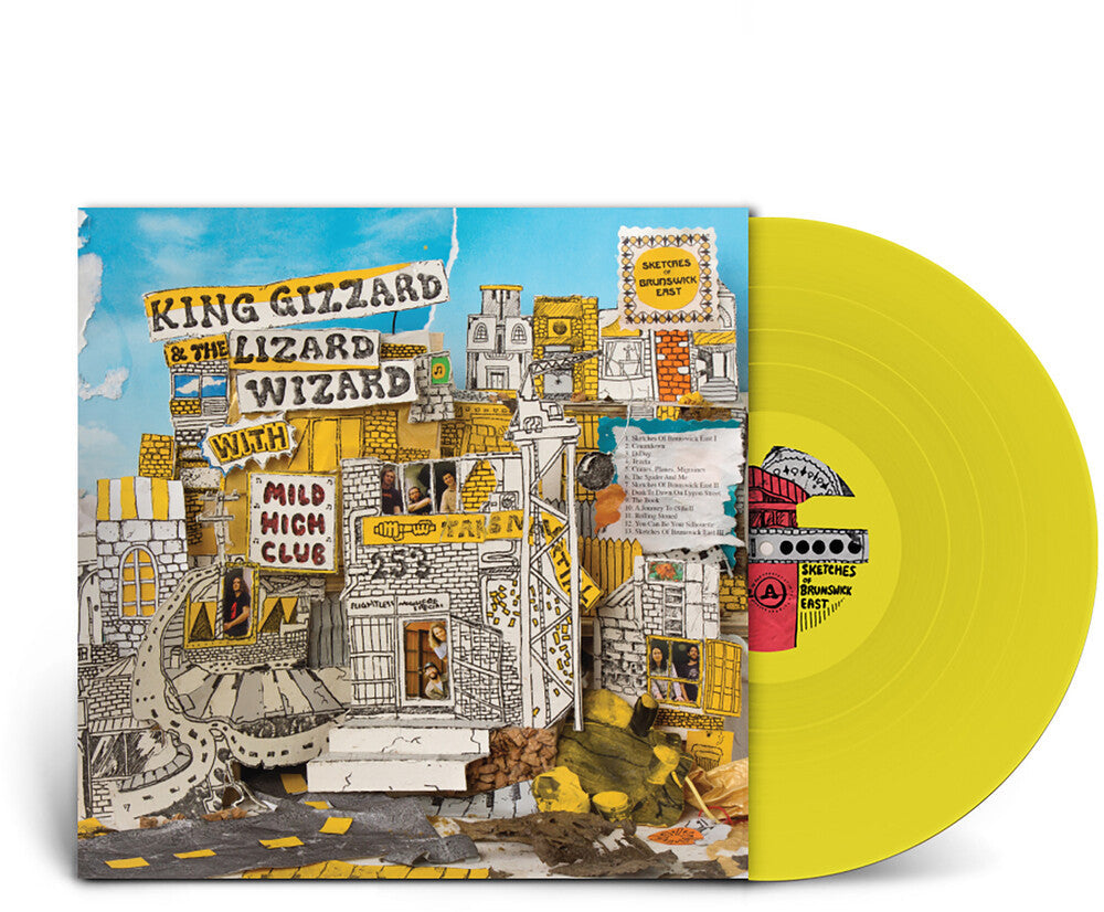 Pre-Order: King Gizzard & The Lizard Wizard - Sketches Of Brunswick East - Injection Molded Pet [LP] Vinyl Record
