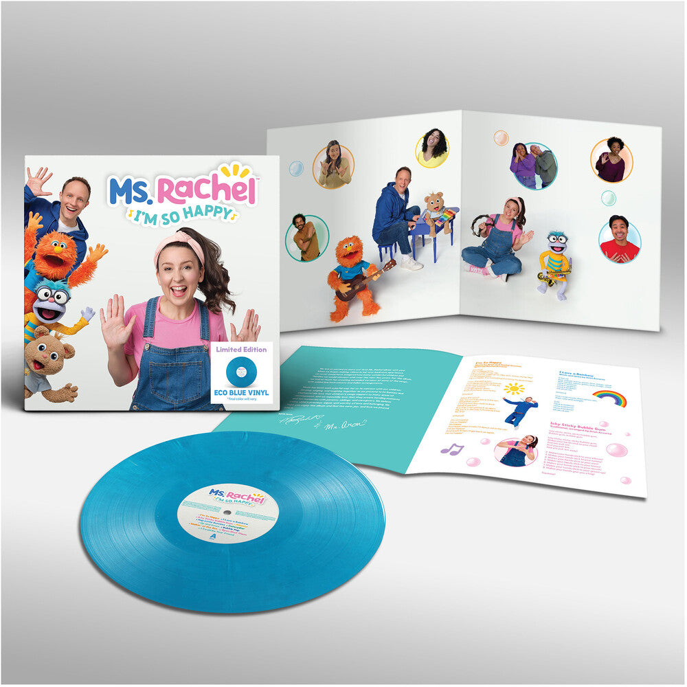 Ms. Rachel - I'm So Happy [Eco Blue] Vinyl Record