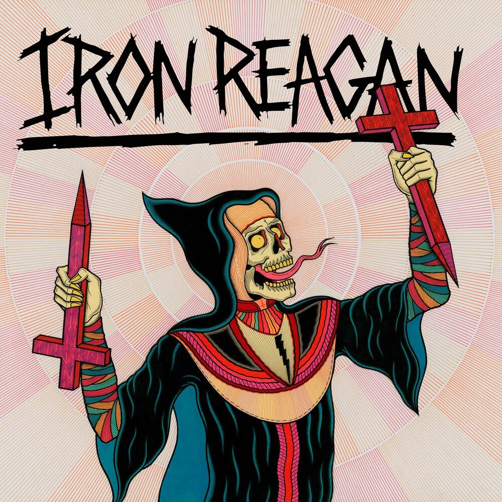 Pre-Order: Iron Reagan - Crossover Ministry [Milky Clear with Rainbow Splatter]