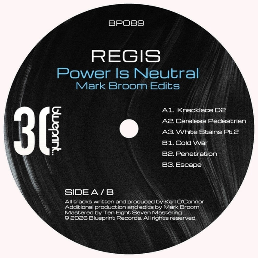 Pre-Order: Regis - Power Is Neutral (Blk) [Colored Vinyl] (Ep)