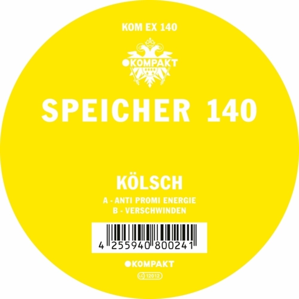 Pre-Order: Kolsch - Speicher 140 (Ep) [12" Vinyl] Vinyl Record