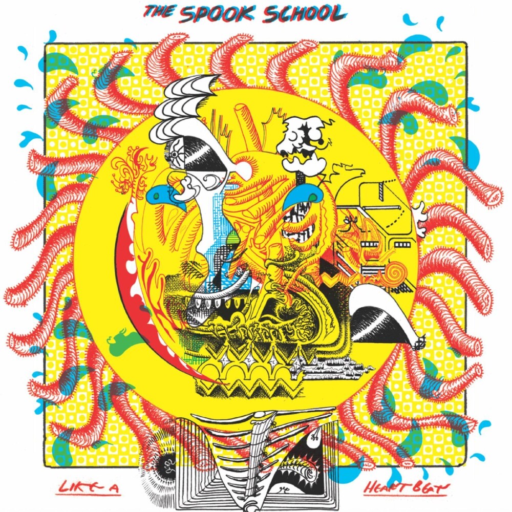 Pre-Order: Spook School - Like A Heartbeat - Blue & Yellow Splatter Vinyl [LP] Vinyl Record