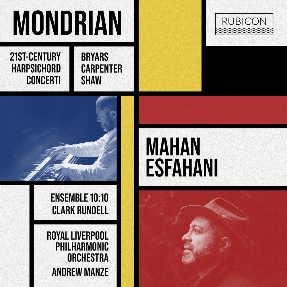 Mahan Esfahani - Mondrian - 21st-Century Harpsichord Concerti Music CD