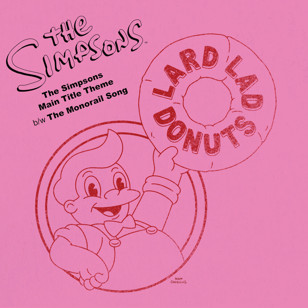 Simpsons (10in) (Ltd) (Dicu) - Main Title Theme / The Monorail Song (10in) [Limited Edition] Vinyl Record