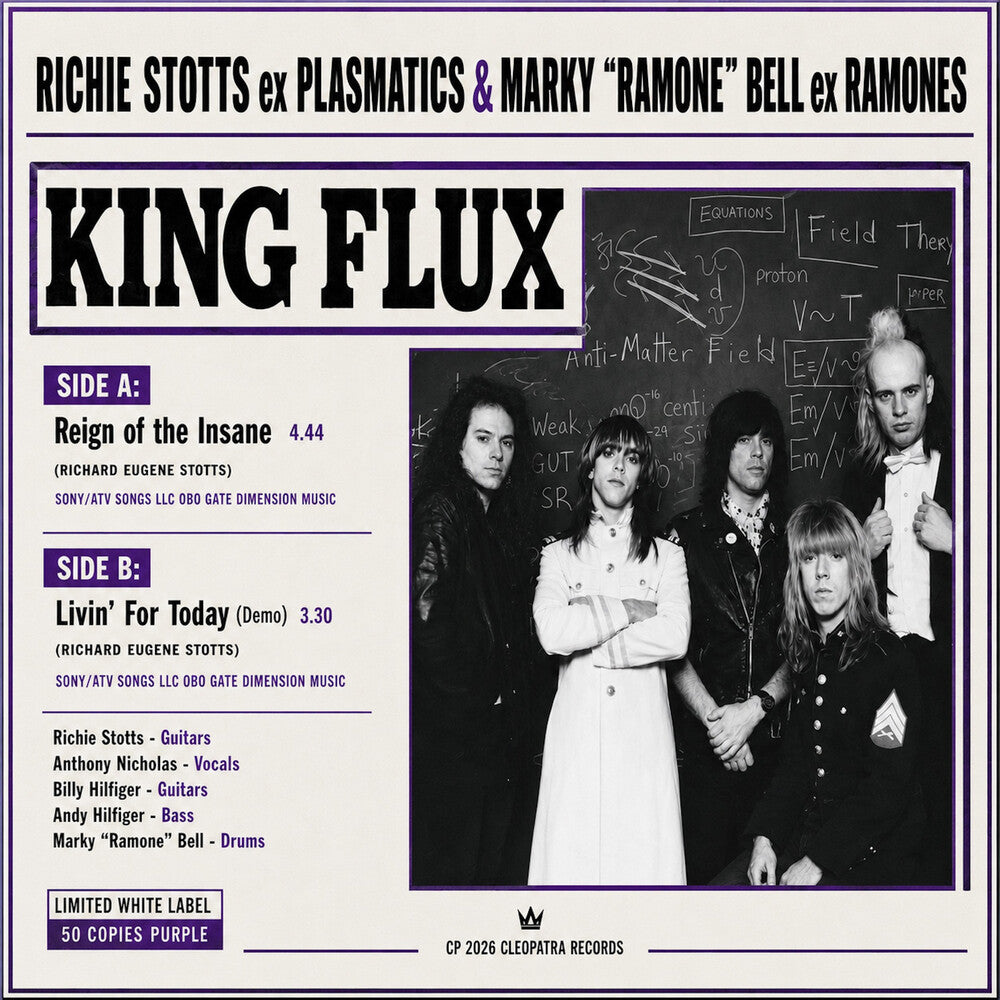 Pre-Order: King Flux - Reign of the Insane [Signed - Purple] Vinyl Record