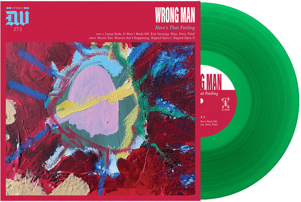 Pre-Order: Wrong Man - Here's That Feeling [Colored Vinyl] Vinyl Record