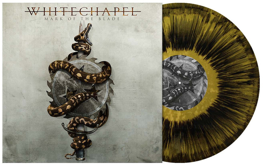 Pre-Order: Whitechapel - Mark Of The Blade [Gold Metallic Black Dust] Vinyl Record