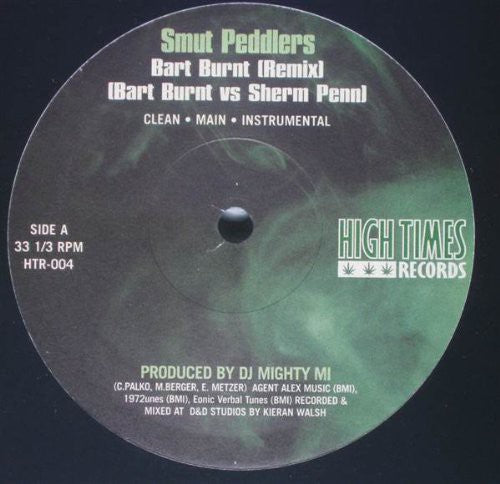 Smut Peddlers / Lootpack - Bart Burnt / Take A Hit - Vinyl Record