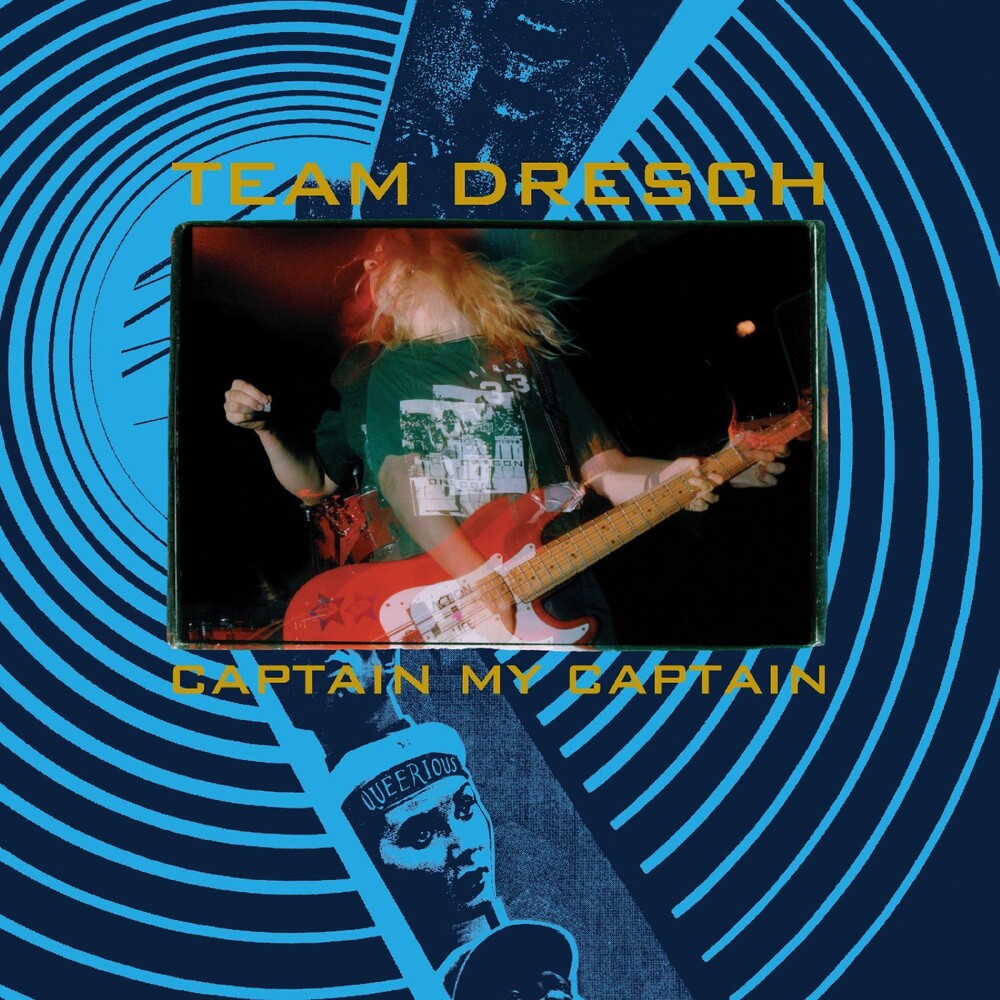 Pre-Order: Team Dresch - Captain My Captain - Bass Guitar Red [Colored Vinyl] (Red) Vinyl Record