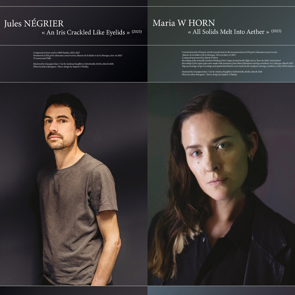 Pre-Order: Jules Negrier - Iris Crackled Like Eyelids / All Solids Melt Into [LP] Vinyl Record