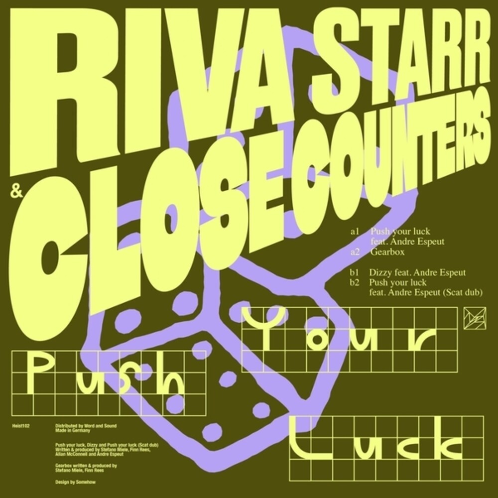 Riva Starr  / Close Counters - Push Your Luck (Ep) [12" Vinyl] Vinyl Record
