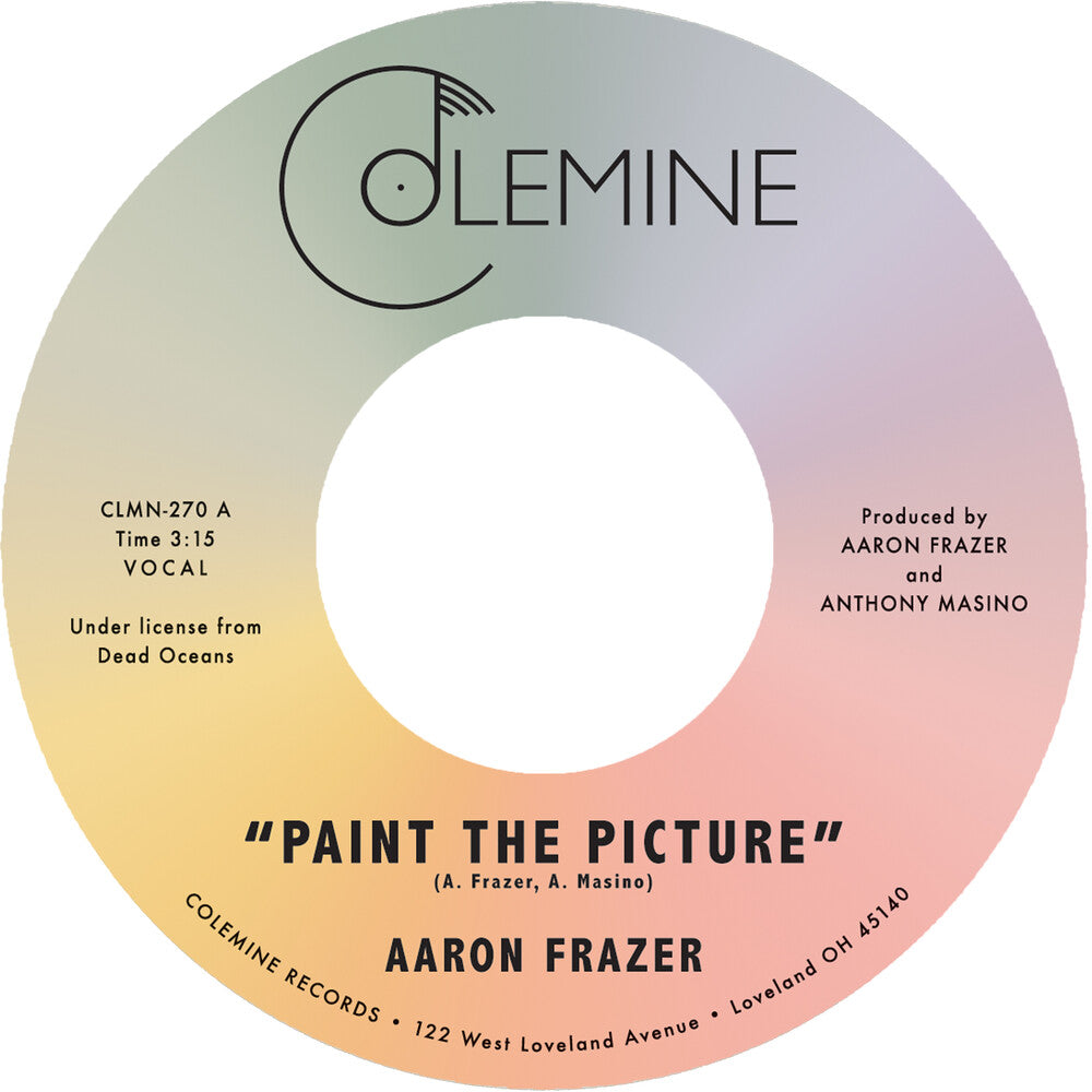 Pre-Order: Aaron Frazer - Paint The Picture / Back Into The World [7" Vinyl] Vinyl Record
