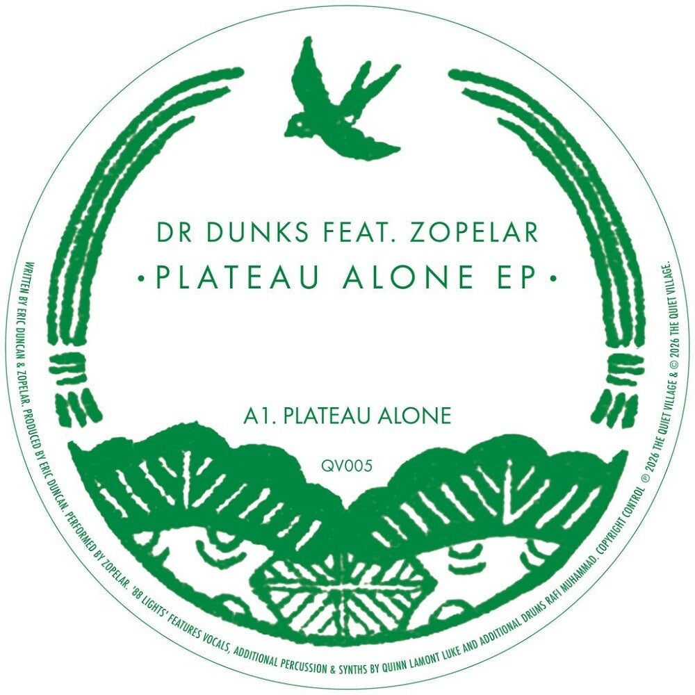 Dr Dunks & Zopelar - Plateau Alone [12" Vinyl] Vinyl Record