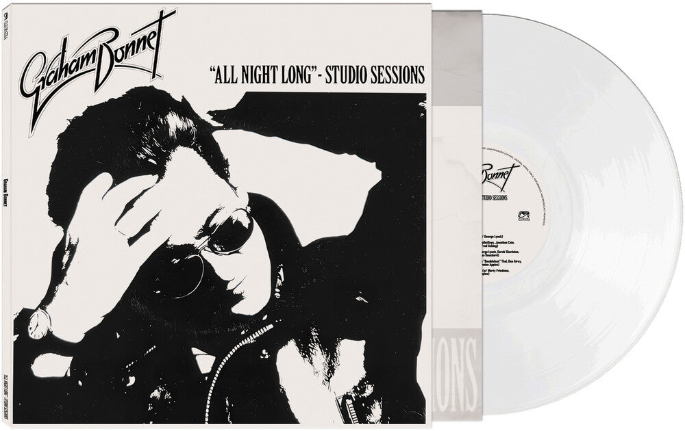 Pre-Order: Graham Bonnet - All Night Long - Studio Sessions [White] Vinyl Record