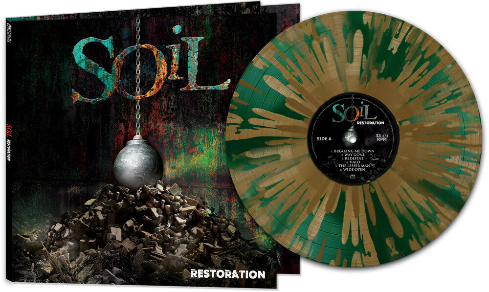 Pre-Order: Soil - Restoration [Gold / Green Splatter] Vinyl Record