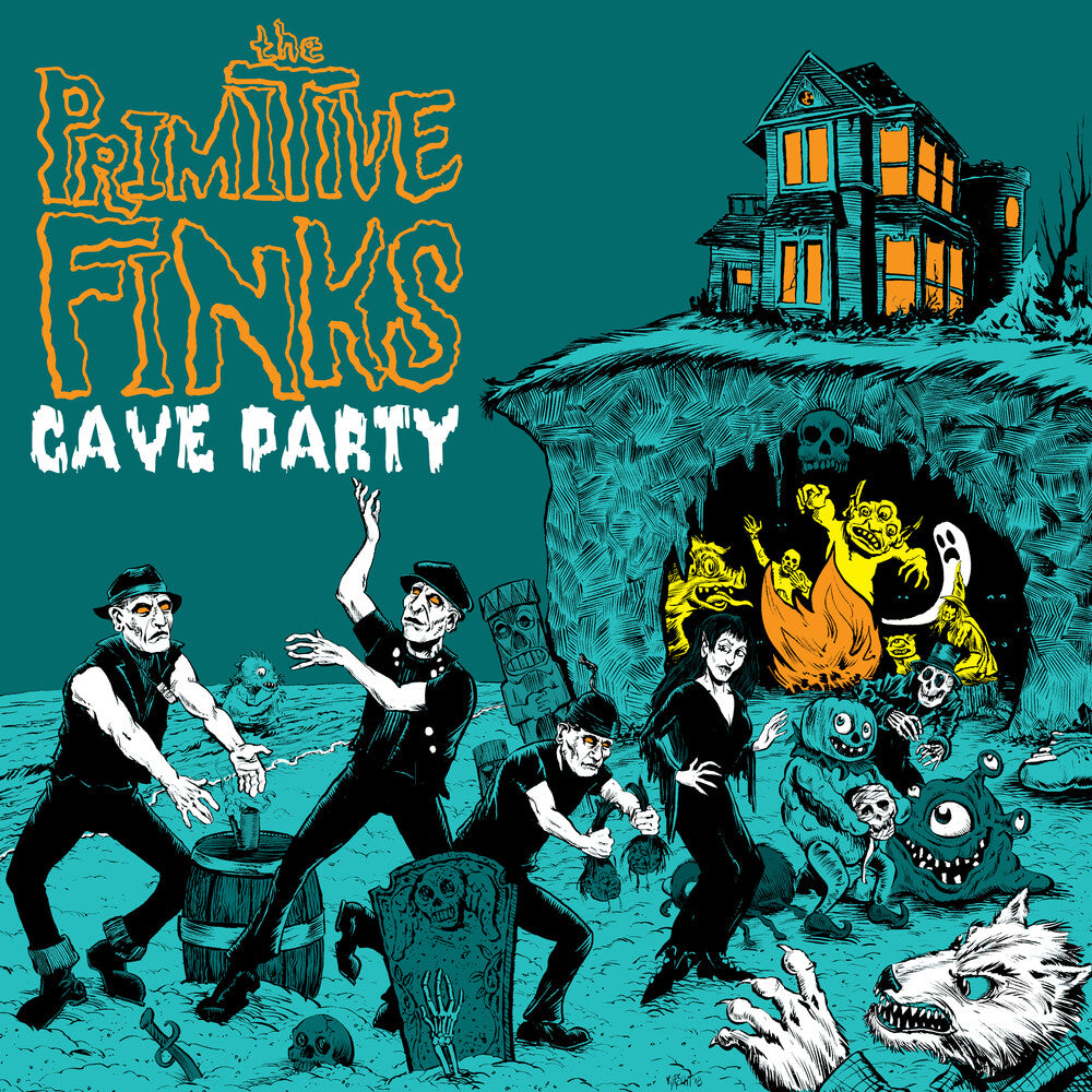 Pre-Order: Primitive Finks - Cave Party (orange Vinyl) [LP] Vinyl Record
