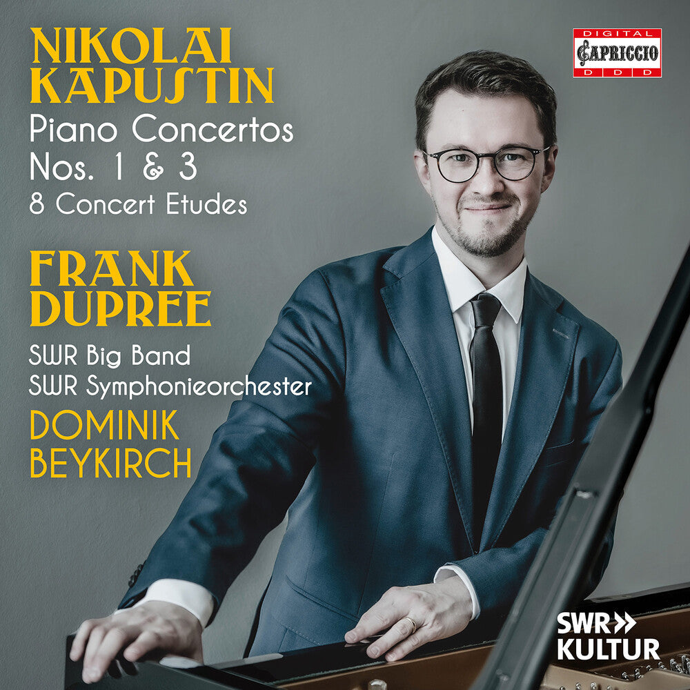 Pre-Order: Frank Dupree - Nikolai Kapustin: Pno Cons Nos. 1 & 3: 8 Concert Music CD