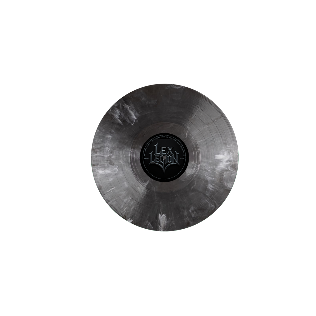 Lex Legion - “Lex Legion” Silver Black Ice Vinyl Record