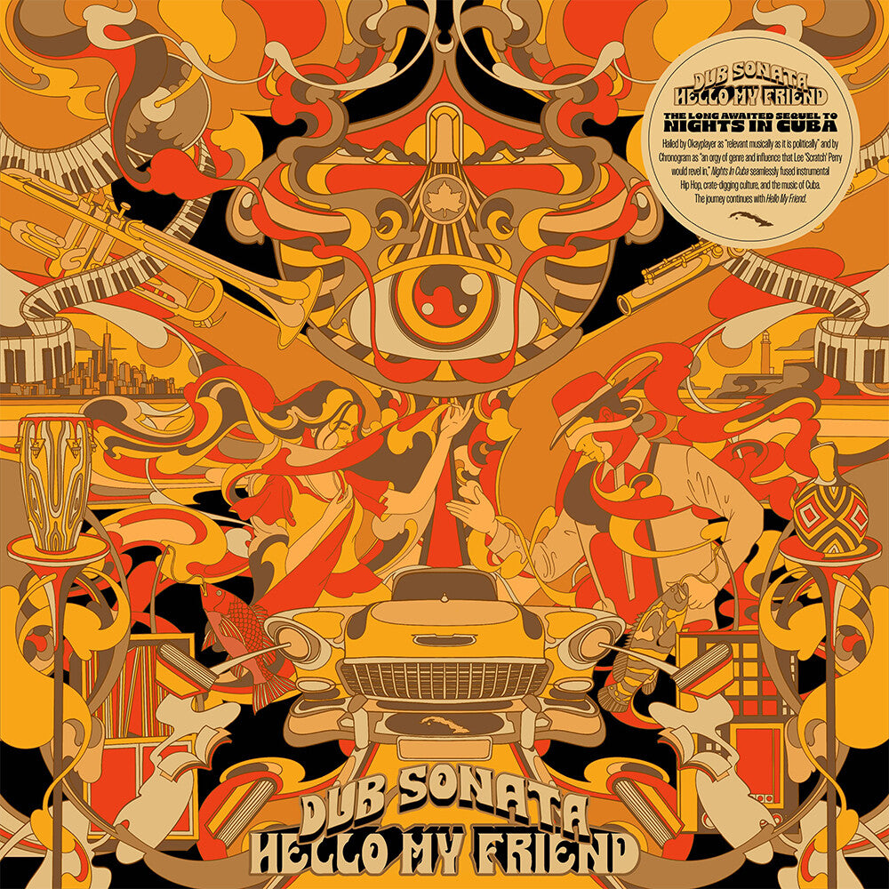 PRE-ORDER: Hello My Friend [Orange, Yellow & Black Splatter] Vinyl Record