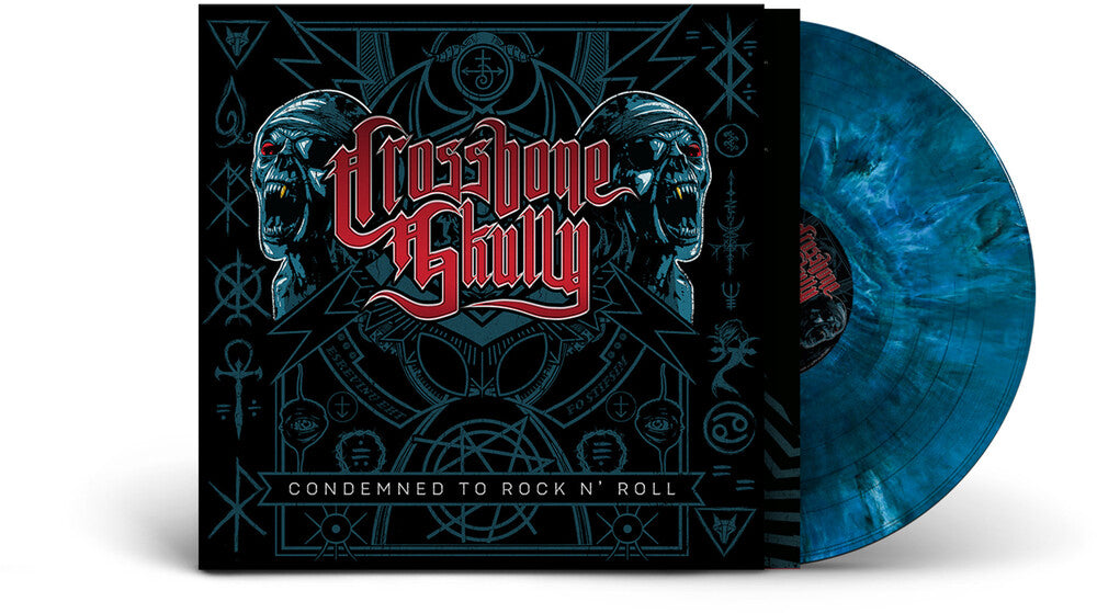 Pre-Order: Crossbone Skully - Condemned To Rock N Roll [Blue Marble] Vinyl Record