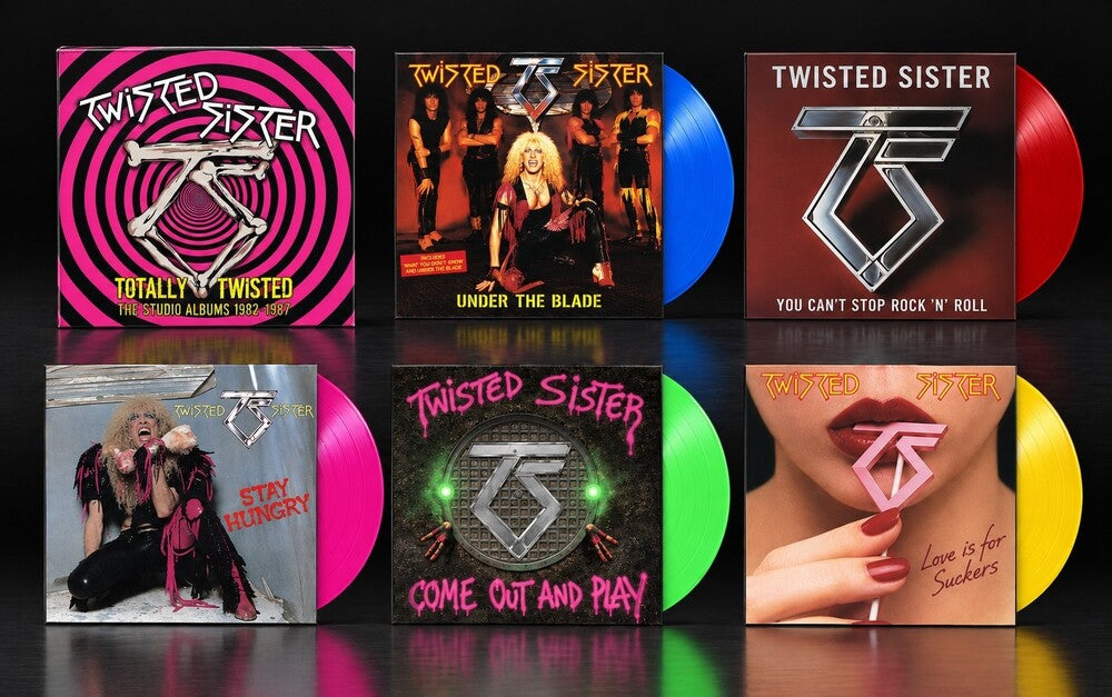 Pre-Order: Twisted Sister - Totally Twisted: The Studio Albums 1982-1987 [Multicolor 5LP Box Set] Vinyl Record