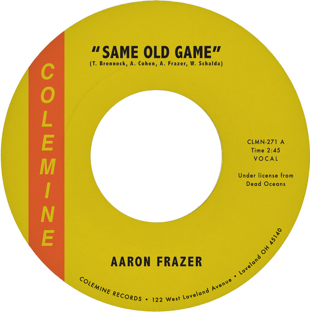 Pre-Order: Aaron Frazer - Same Old Game / Let Your Love Grow [7" Vinyl] Vinyl Record