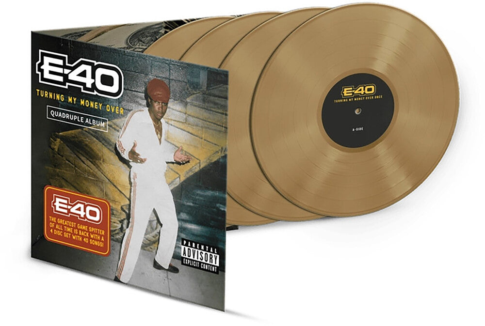 Pre-Order: E-40 - Turning My Money Over [Colored Vinyl] (Gol) Vinyl Record