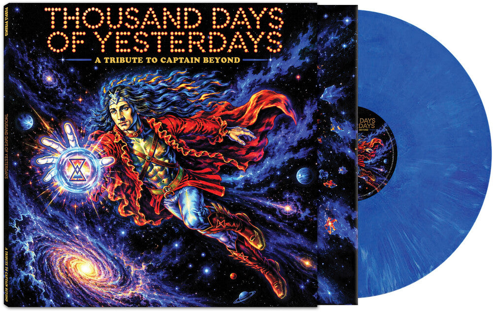 PRE-ORDER: Thousand Days of Yesterdays - A Tribute to Captain Beyond [Blue / White Marble] Vinyl Record