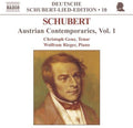 Schubert / Genz / Rieger - Austrian Contemporaries 1 - Music CD