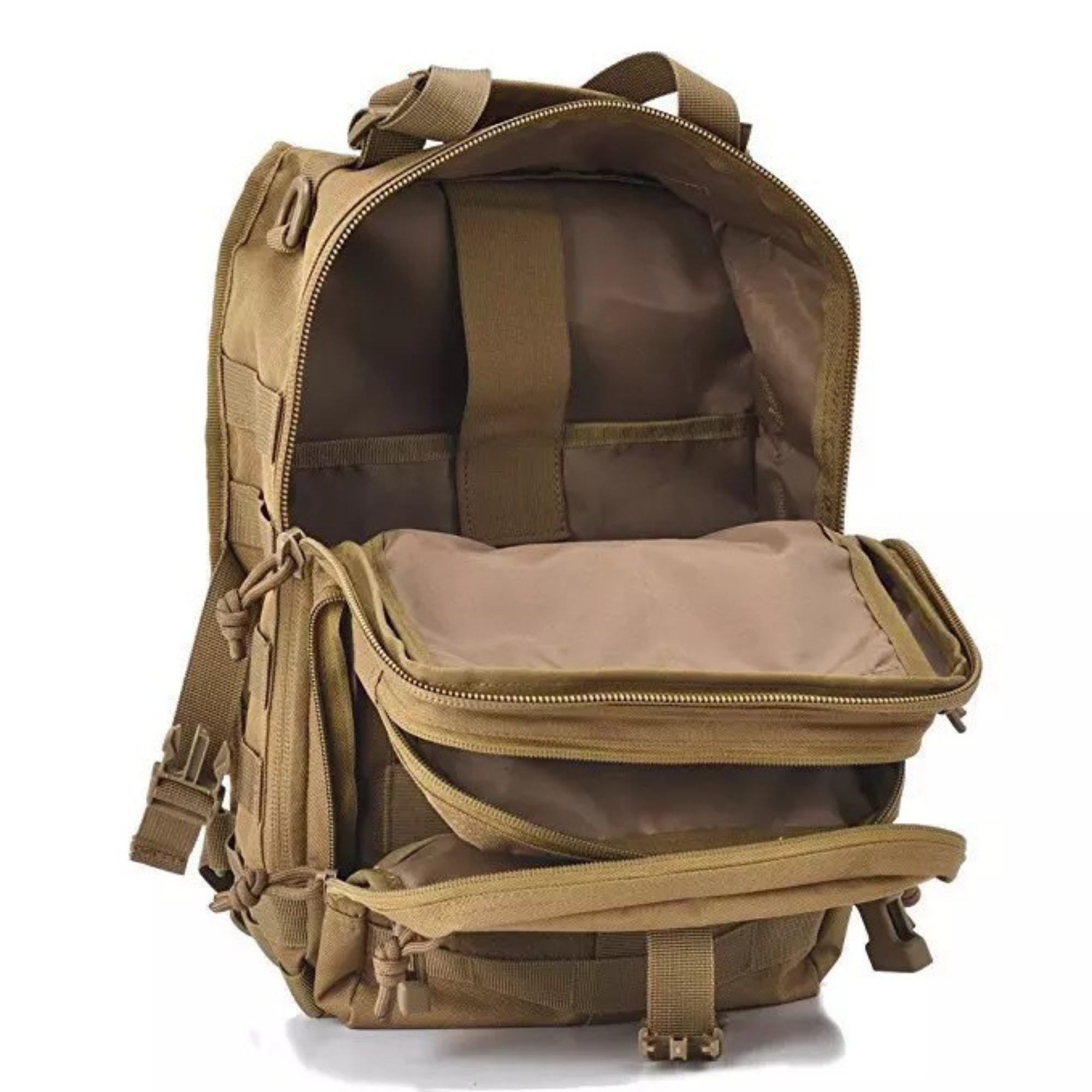 JupiterGear Tactical Military Sling Backpack 15L Shoulder Bag Molle Outdoor Daypack Backpack with Adjustable Strap