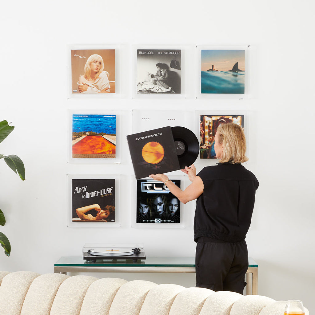 Display & Play Record Album Magnetic Float Frame | Vinyl Float Frame