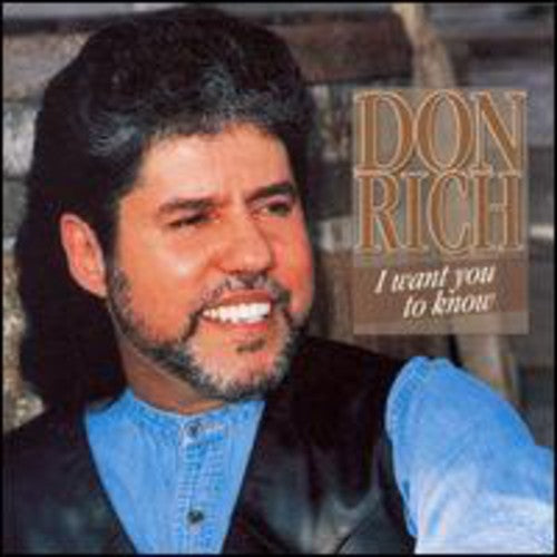 Rich,don - I Want You To Know - Music CD