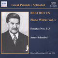 Schnabel / Beethoven - Great Pianists: Artur Schnabel - Music CD