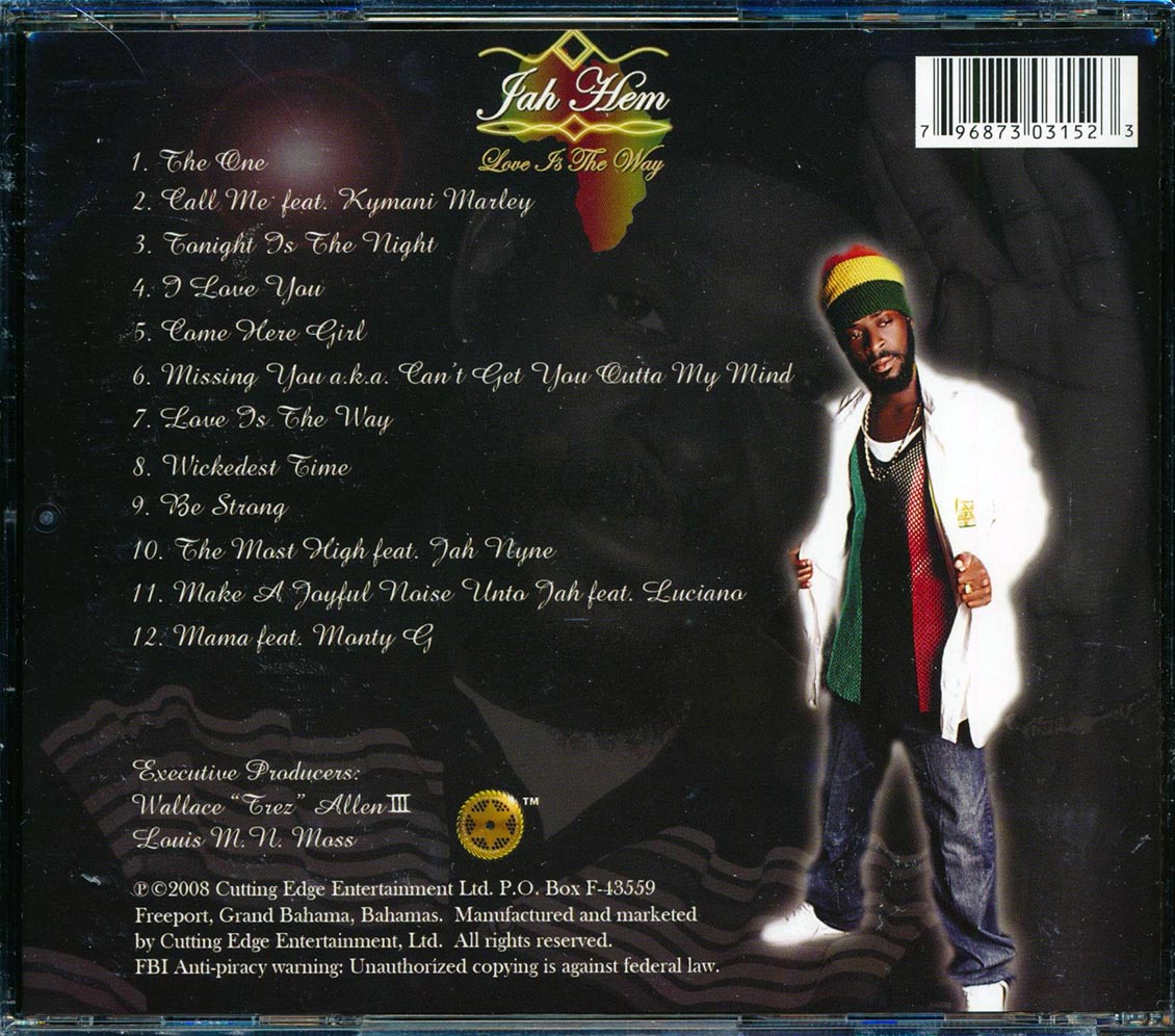Jah Hem - Love Is The Way Music CD
