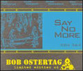 Ostertag,bob - Say No More 3 & 4 - Music CD