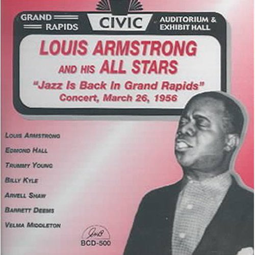 Armstrong,louis & His All Stars - Jazz Is Back In Grand Rapids - Music CD
