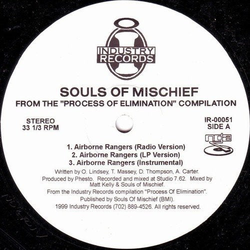 Souls Of Mischief - Airborne Rangers - Vinyl Record