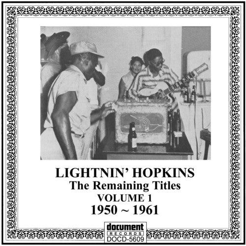 Hopkins,lightnin' - Remaining Titles Vol. 1 (1950-1961) - Music CD