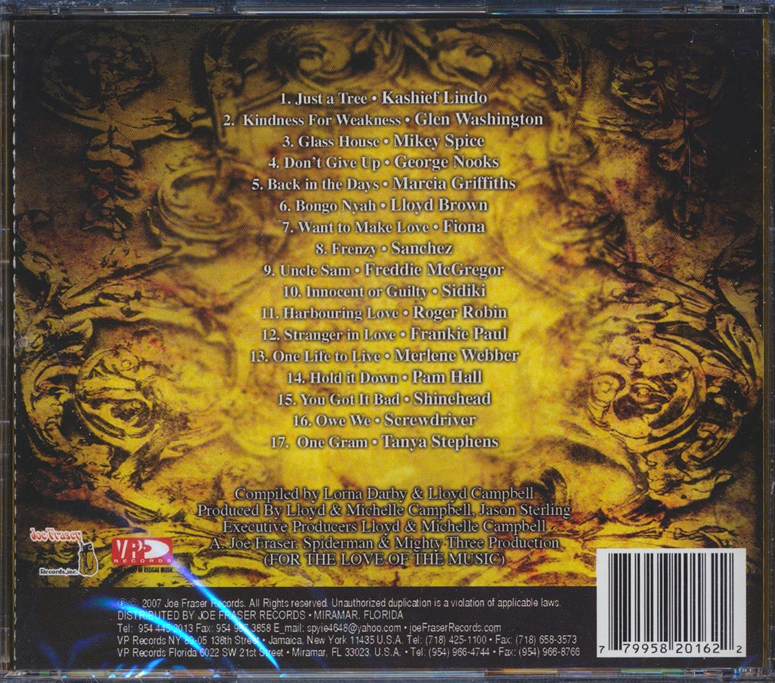 Freddie McGregor, Glen Washington, Tanya Stephens, Etc. - Best Of Joe Frasier Music CD