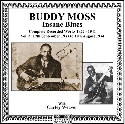 Moss,buddy - Complete Recorded Works 1933-1941: Volume 2 - Music CD